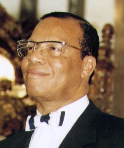 FARRAKHAN. . . among clerics dining with Rohani in New York