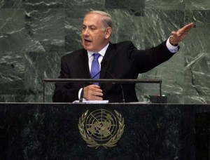 STING — The Israeli prime minister assails Iran’s president in UN speech.