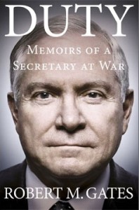 GATES . . . on cover of his book