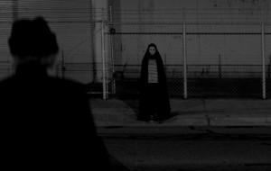 TRULY SCARY — Meet the world’s first chador-clad vampire in the new film, “A Girl Walks Home Alone at Night.”