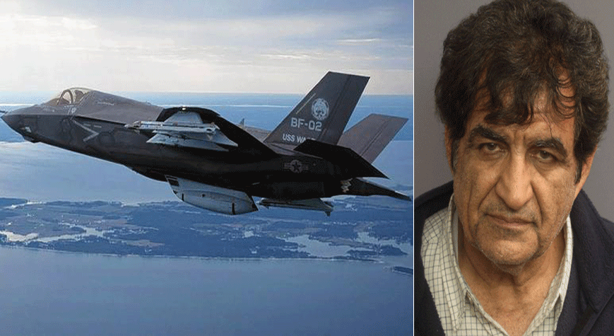 SECRETS — US prosecutors have charged Mozaffar Khazaee (right) with stealing “thousands” of pages, blueprints and diagrams for the F-35 stealth fighter (left) and trying to send them to Iran.