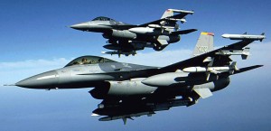 F-16s....on their way to Baghdad