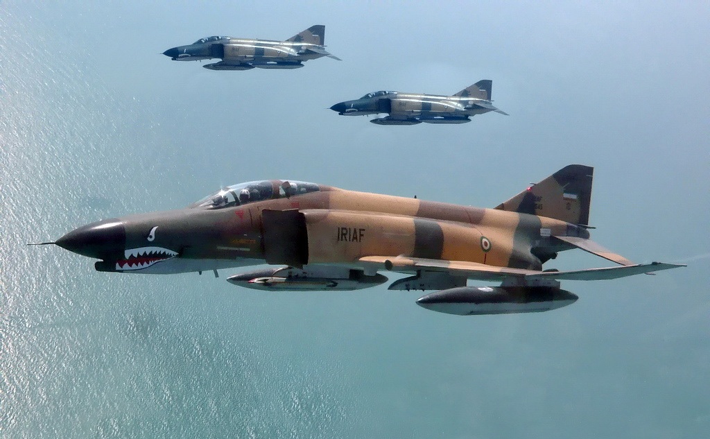 Iranian F-4 Phantom fighter jets 