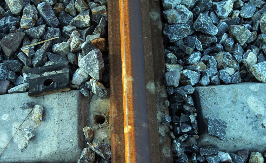 THEFT—The empty hole in the lower center of this photo shows where one of the bolts was removed.