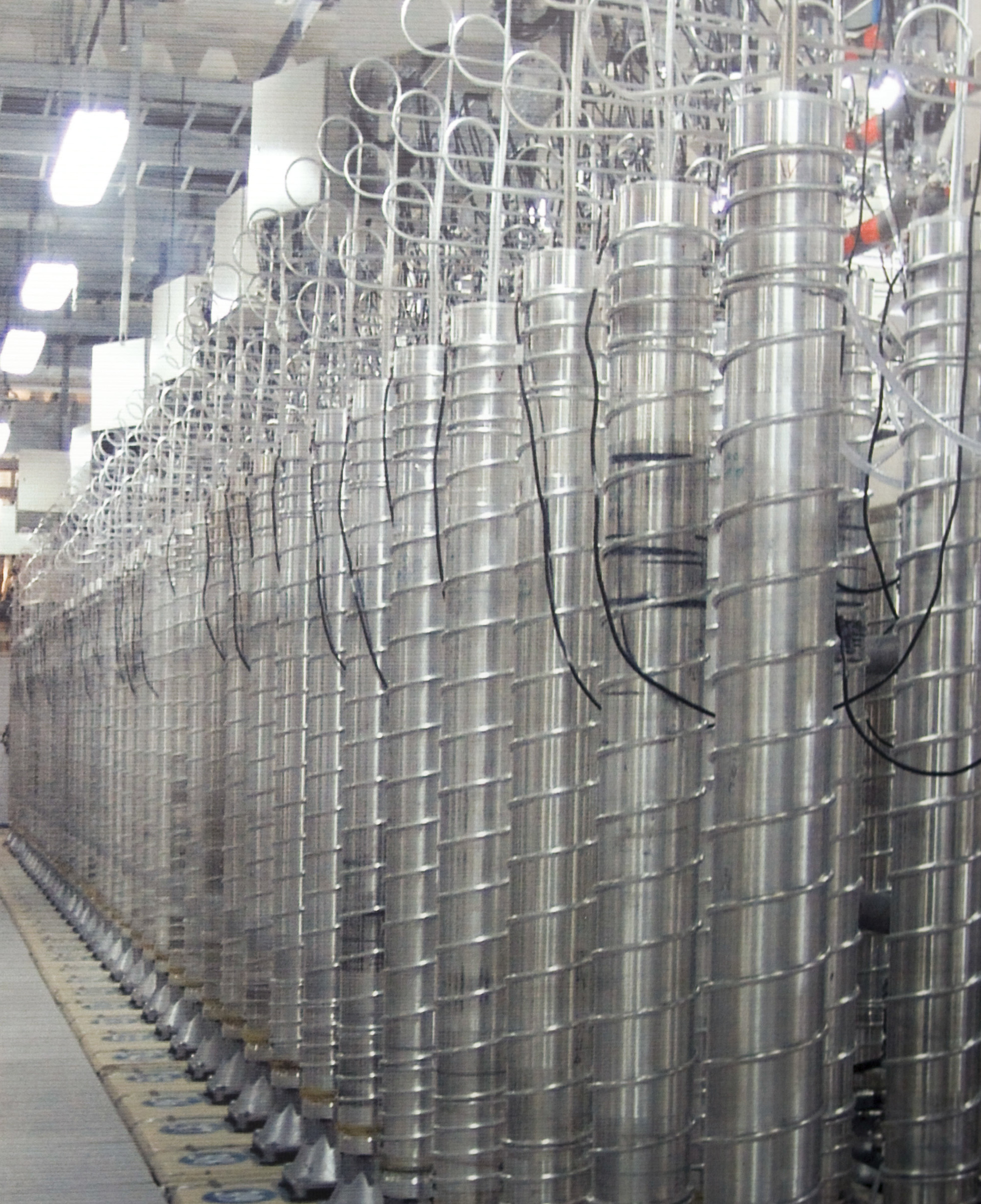 Centrifuges come down swiftly