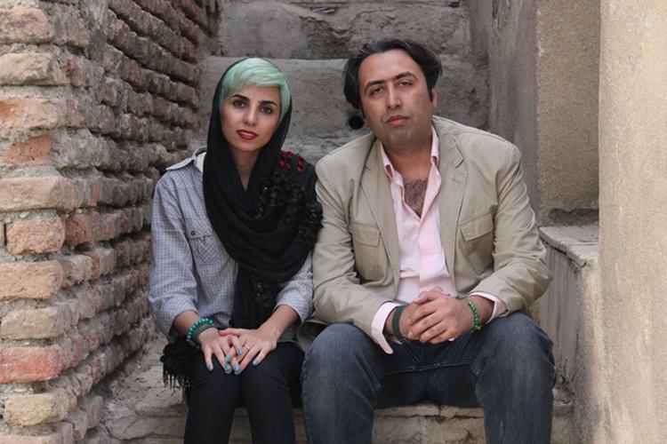 POETIC — Fatemeh Ekhtesari (left) and Mehdi Mousavi have both escaped from Iran.