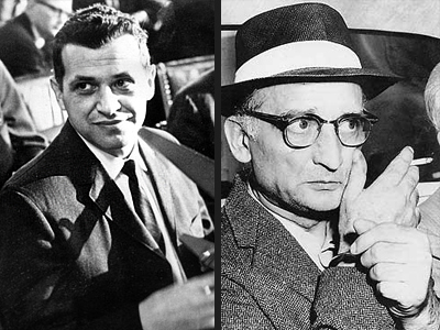 TRADE — In 1962, the United States traded convicted Soviet spy Rudolf Abel (right) for pilot Gary Powers, whose U-2 spy plane had been shot down over the Soviet Union.