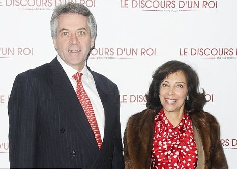 LEFT USA — The recently departed British ambassador to the US, Sir Peter Westmacott, and his Iranian wife, Susie Nemazee