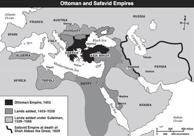 REMEMBERING — Back in the 1500s and 1600s, the Ottoman Empire took away from the Safavid Empire many lands in the West, including what are now Mosul in Iraq and Aleppo in Syria.
