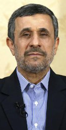 AHMADI-NEJAD. . . sees hidden hand