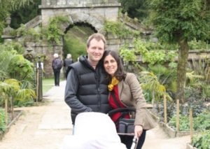 HAPPY DAYS - Nazanin Zaghari-Ratcliffe is seen with her husband, Richard, shortly after the birth of their daughter, Gabriella 3-1/2 years ago.