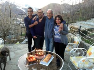 FAMILY AFFAIR — Kavous Seyed-Emami (second from right) is seen before his death vacationing in Iran with his wife, Maryam Mombeini, and their two sons, Ramin and Mehran.