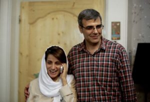 TOGETHER — Nasrin Sotoudeh is seen with her husband, Reza Khandan, as they were re-united after she was released from prison in 2013.