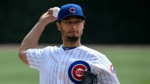 WINDING UP — Yu Darvish is practicing his pitching and is eager to get back to work.