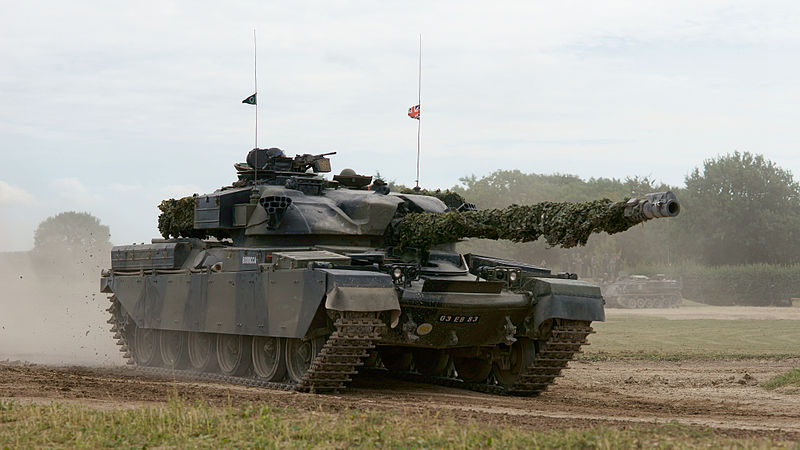 British-made Chieftain tank