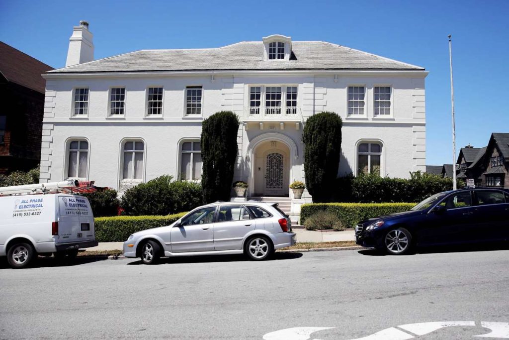 FALLING APART — This is the old Iranian consulate in a very ritzy area of San Francisco that has been home to an American couple for 35 years.