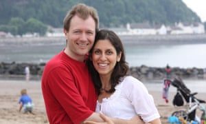 BRFORE - Richard Ratclife and Nazanin Zaghari-Ratclife are seen in England before her 2016 arrest in Tehran. 