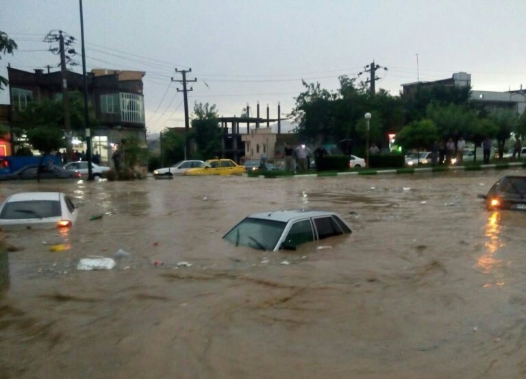 RAIN — Sistan va Baluchestan province is normally and routinely dry.  Then the province got this downpour in three days.