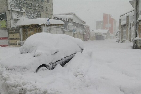 SNOWED UNDER — Like much of the north, Rasht (above) was buried under the latest snowstorm, rated the worst to hit the country in 16 years.  In the Alborz Mountains (below,) the snow depth was even worse.