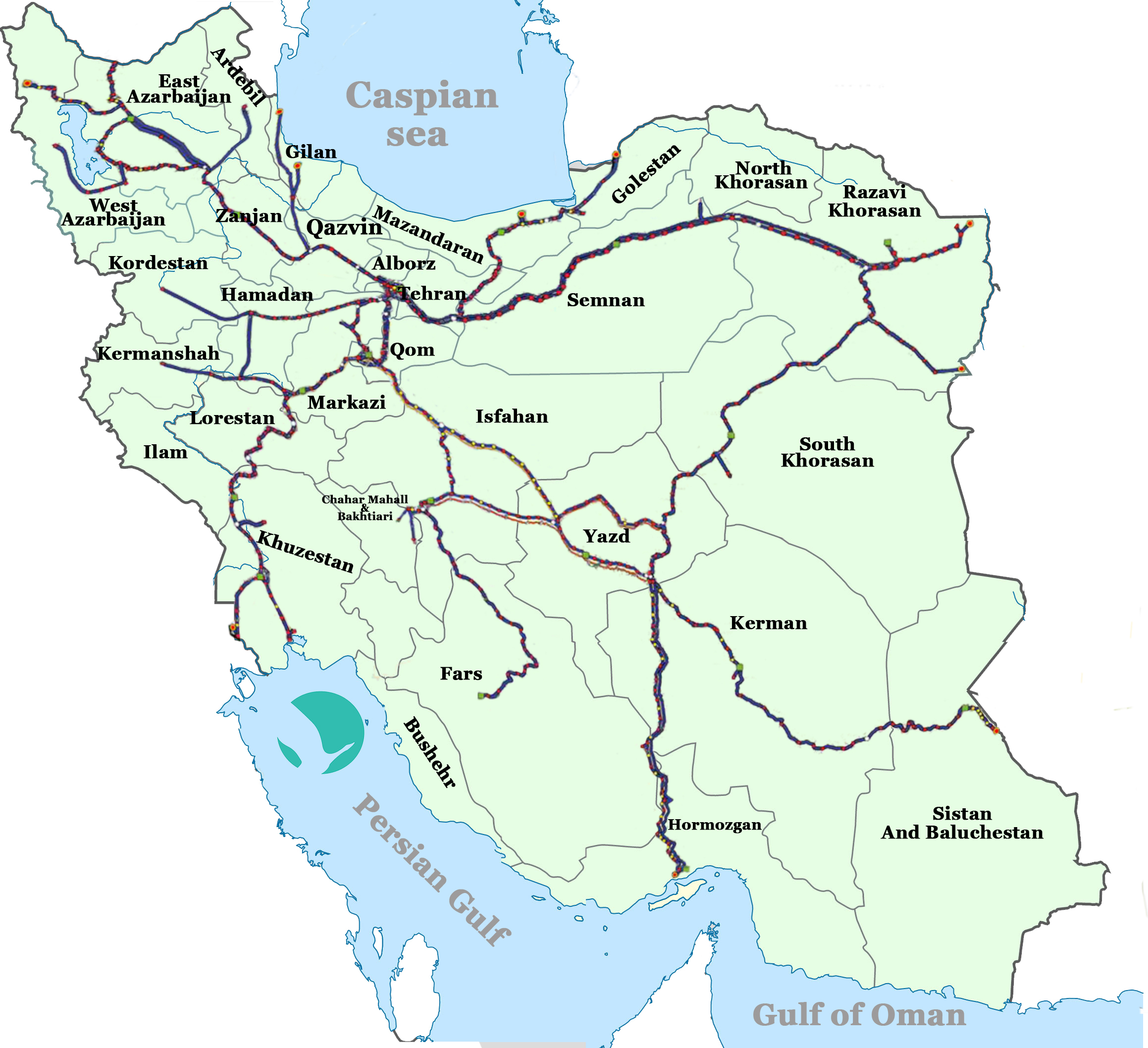 Russia walks away from rail project, its only significant investment in Iran
