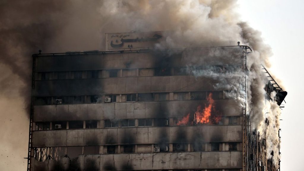 ANOTHER EXPLOSION — Here is the result of one of the many recent explosions and fires that have sprung up all over Iran.