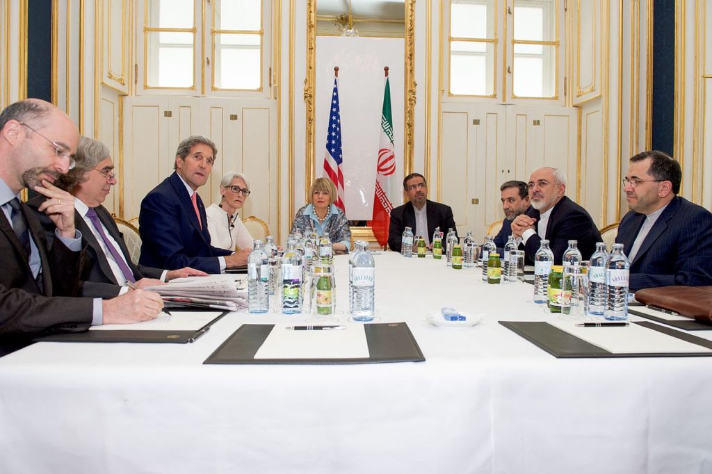 IRAN HAND — Robert Malley has been named as the senior official of the Biden Administration to deal with Iran full-time.  He has worked on Middle East issues in both the Clinton and Obama administrations.  Malley is seen at far left in the photo above when he was working on the nuclear negotiations with the Islamic Republic.