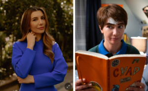 THE STAR — Nasim Pedrad is seen at left as 39-year-old Nassim and, at right, as Chad, a 14-year-old Iranian immigrant boy.