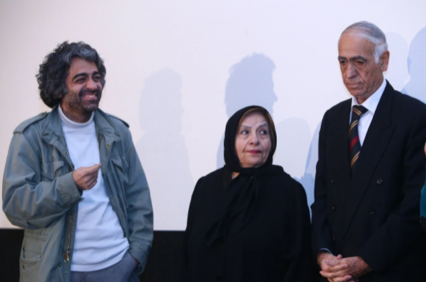 OLD TIMES — Film director Babak Khorramdin (left) is seen a few years ago with his parents, who have now been charged with killing him as well as a daughter and son-in-law.