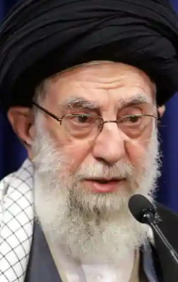 KHAMENEHI. . . slams Israelis