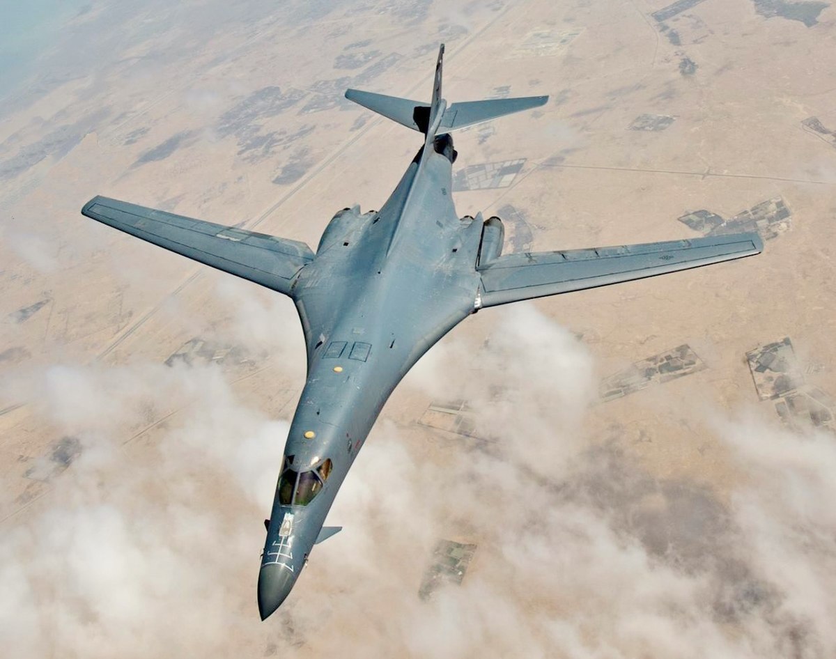 B-1 over Persian Gulf