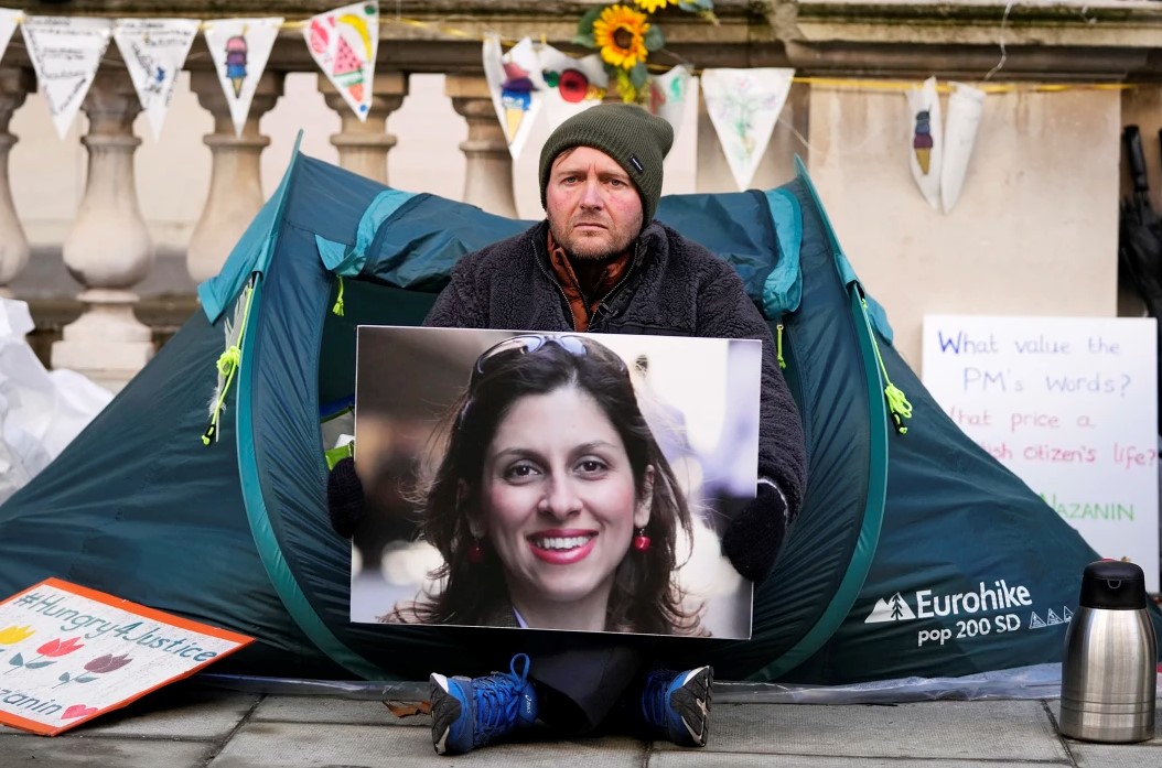 Hubby tries hunger strike to free wife