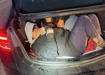 Guess who sneaks over Mexican border?