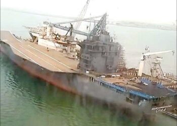 Spy Camera Shows Iran Building a Faux Carrier